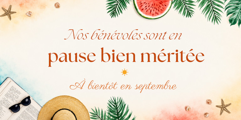 On se retrouve à la rentrée !
